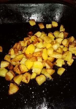 Una foto de Papas al horno que no se pegan