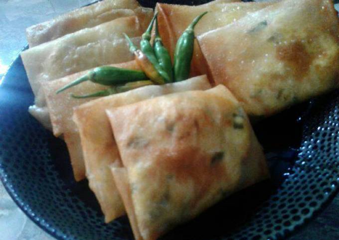 Ternyata ini lho! Resep  membuat Martabak Tahu a.k.a Lumpia Tahu  gurih
