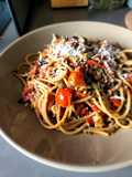 Spaghetti alla Puttanesca สปาเกตตีอัลลาพุตตาเนสก้า