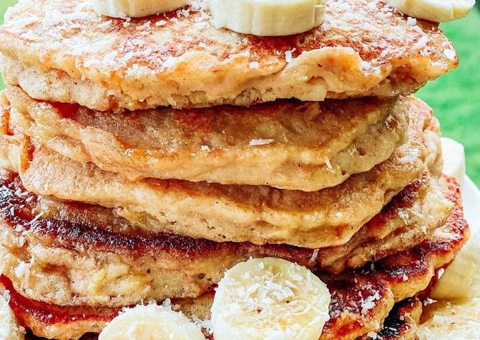 Banana Coconut Pancake