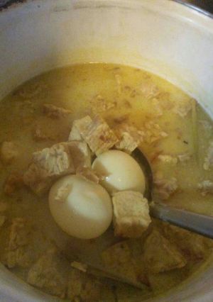 Foto resep Sayur Kuning Telor, Tahu, Tempe