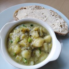 Vickys St Patricks Day Colcannon Soup, GF DF EF SF NF A picture of Vickys St Patricks Day Colcannon Soup, GF DF EF SF NF.
