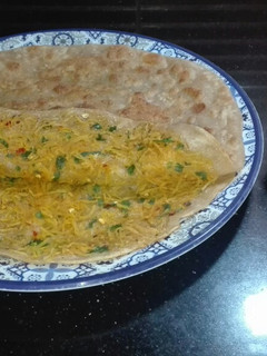 A picture of Molii (Radish)ka Paratha.