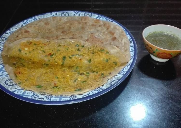 Recipe of Any-night-of-the-week Molii (Radish)ka Paratha