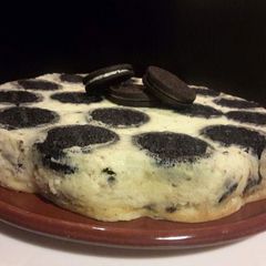 A picture of AMIES Oreo Upside Down Cheesecake.