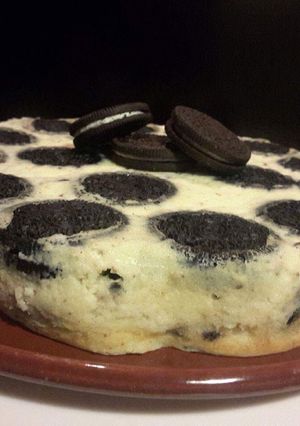 A picture of AMIES Oreo Upside Down Cheesecake.