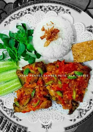 Foto resep Ayam Penyet Sambel Pete