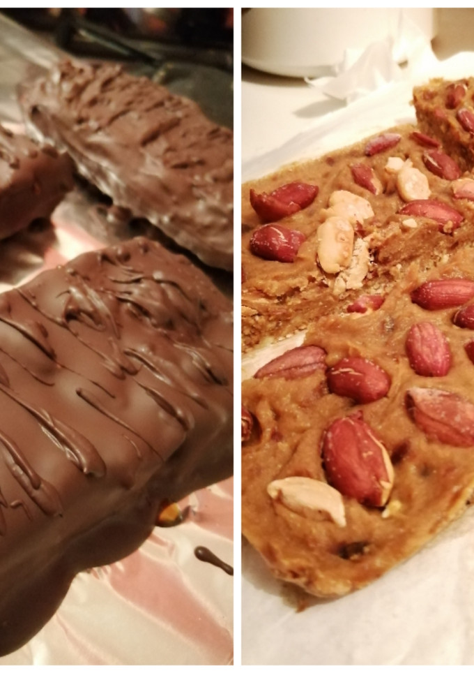 Una foto de Snickers vegan