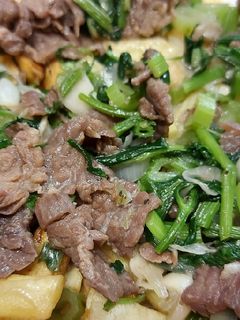 Hình của món Thịt Bò Xào Khoai Tây.
