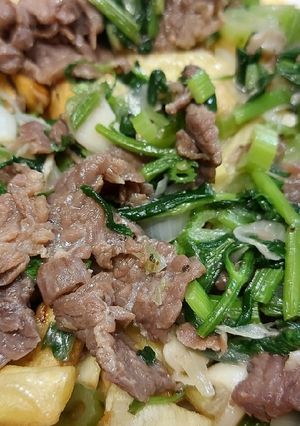 Hình của món Thịt Bò Xào Khoai Tây.