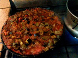 Salsa rápida para pastas de berenjena