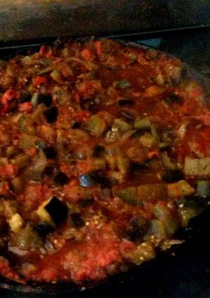 Una foto de Salsa rápida para pastas de berenjena