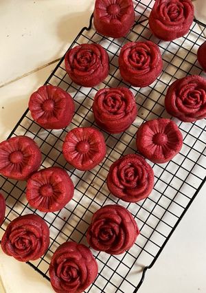 Foto resep Bolu kukus mini red velvet