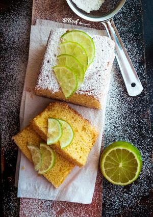Foto resep No Oven Lime Cake (Bolu Panci Rasa Jeruk Nipis)