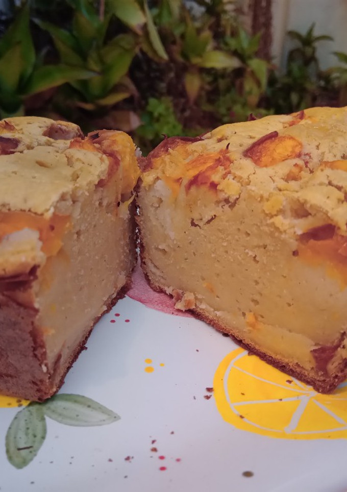 Una foto de Budín de Durazno 🍑 sin tacc y súper frescaa!!