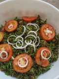 Cress leaves salad (Lansir)#Zoo Kano State#