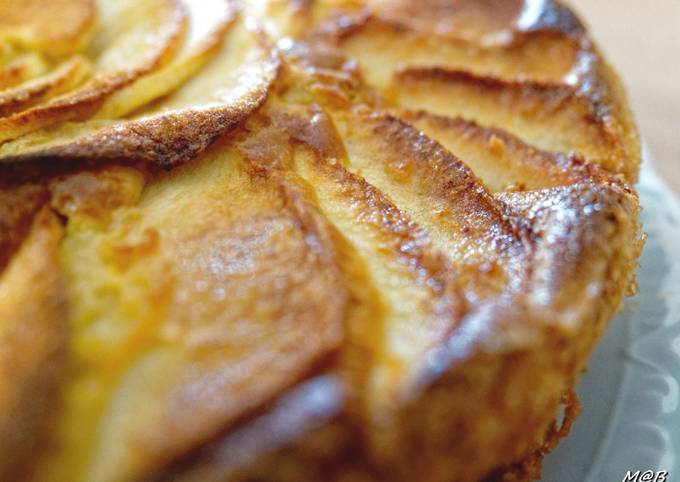 Gâteau aux pommes et mascarpone au Cook Expert