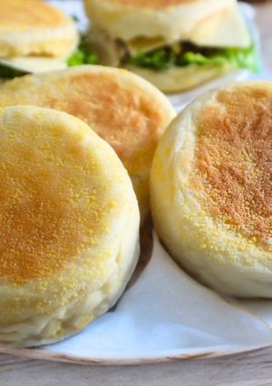 Foto resep English Muffin - No oven, less egg. Vegetarian friendly
