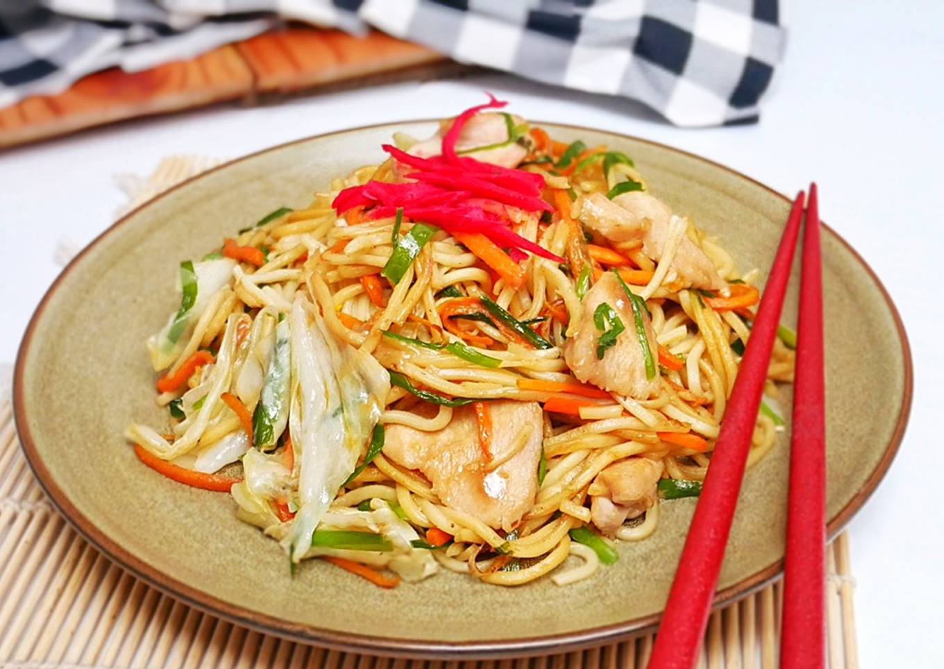 Nira YakiSoba /Mie Goreng Kucai Ala Jepang