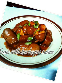 Foto resep Sosis with barbeque sauce