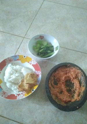 Foto resep Sambal kacang madura