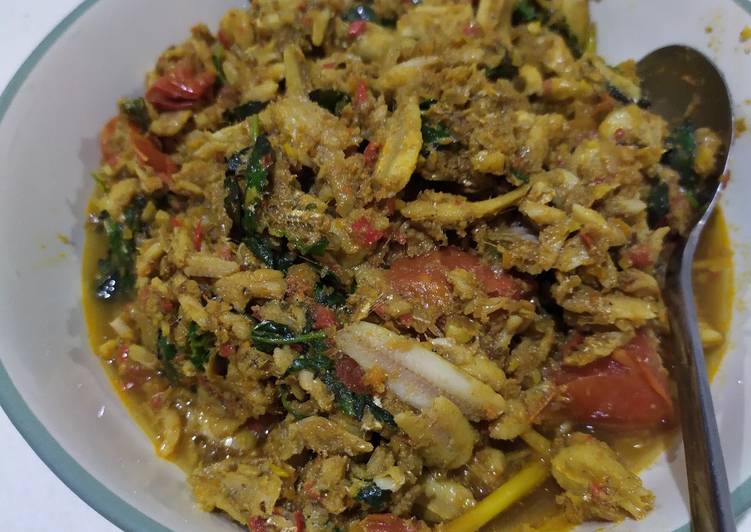 Teri basah masak kemangi