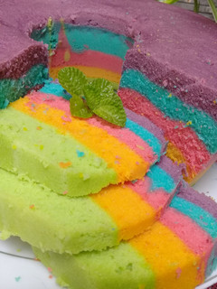 Foto resep Bolu Pelangi Kukus