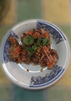 Foto resep Ayam geprek pedas gurih