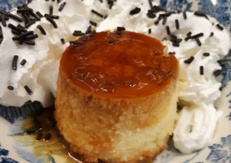 Flanes de queso mascarpone