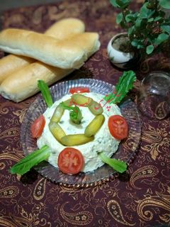 عکسی از دستور سالاد الویه