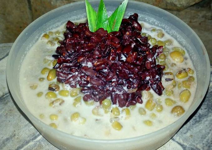Resep BuBur Ketan Hitam Kacang Hijau oleh Rieda Swandy - Cookpad