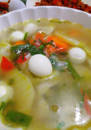 Foto resep Sup Telur Puyuh