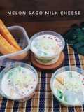 Melon Sago Milk Cheese