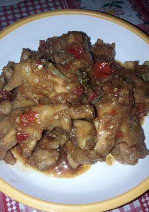 Foto resep Sayap & ceker ayam rica~rica pedas manis mantap