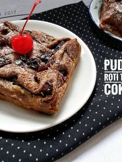 Foto resep Puding Roti Tawar Coklat