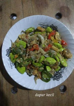 Foto resep Tumis ikan asin pete