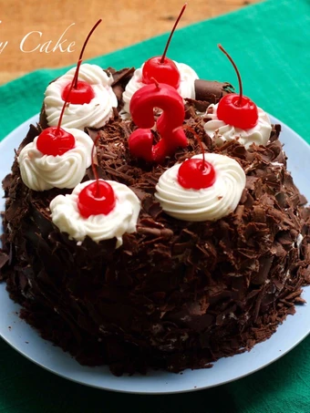 Cara Gampang Membuat Resep  Birthday Cake (Cake Coklat Kukus) yang Lezat Sekali, Lezat Sekali