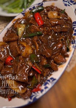 Foto resep Beef black pepper