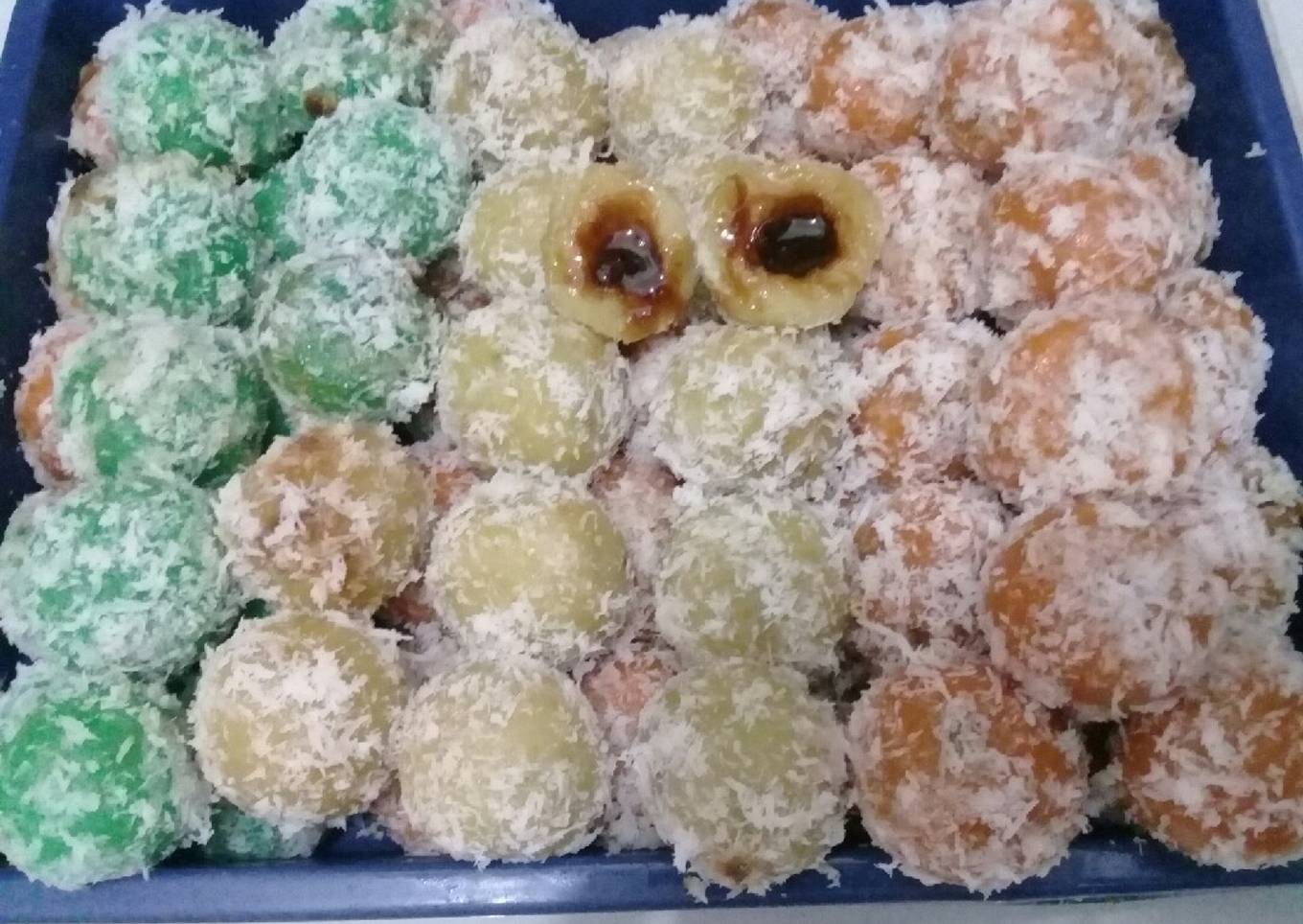 Klepon ubi enak dan sederhana.