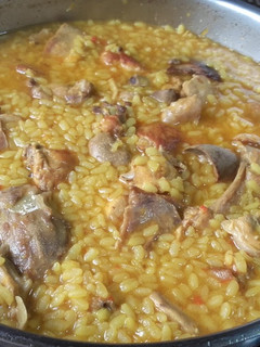 Una foto de Arroz caldoso con conejo