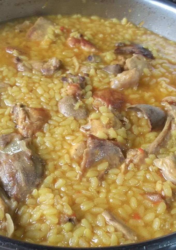 Una foto de Arroz caldoso con conejo