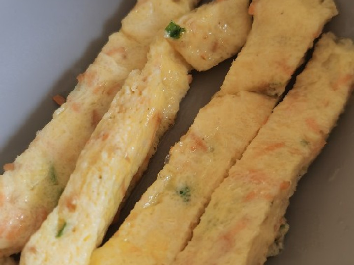 Cara Memasak Omelette Keju lembut mpasi finger food Istimewa