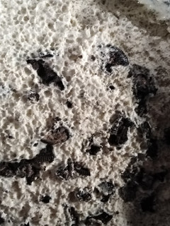 Una foto de Helado de galleta oreo