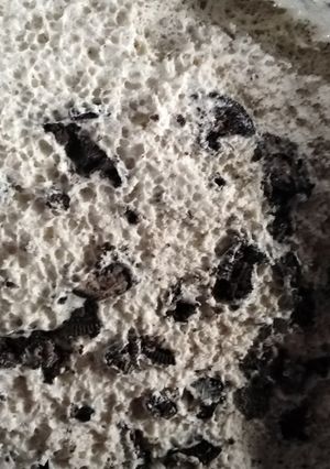 Una foto de Helado de galleta oreo