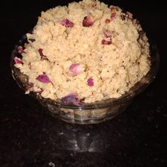 A picture of Gulab halwa.