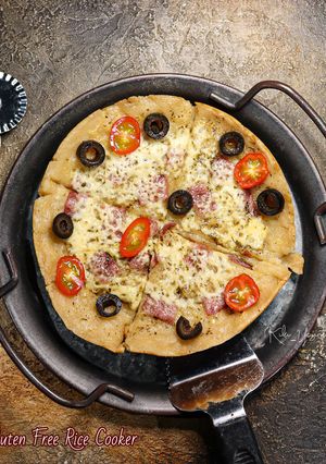 Foto resep Pizza Gluten Free Rice Cooker