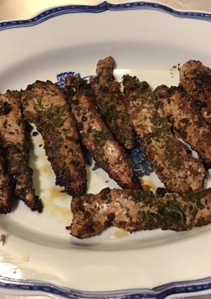 Une photo de Aiguillettes de canard grillées aux épices italiennes