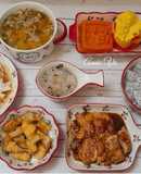 Mâm cơm nhiều món