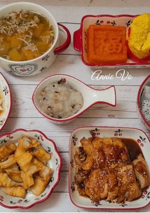 Hình của món Mâm cơm nhiều món.