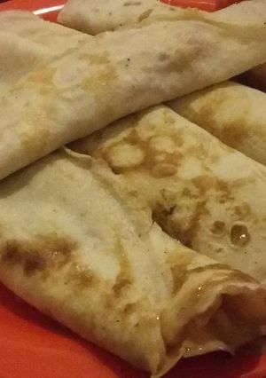 Una foto de Panqueques rellenos